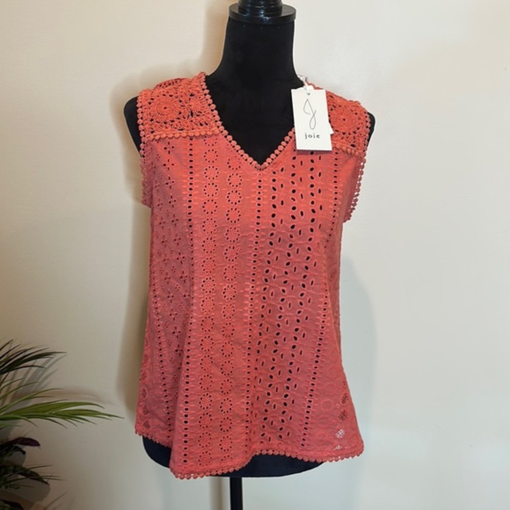 JOIE warm weather eyelet top